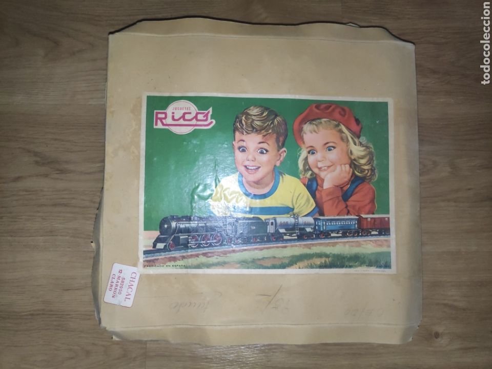 Juguetes antiguos de hojalata: TREN RICO ORIGINAL 1010 - Foto 1