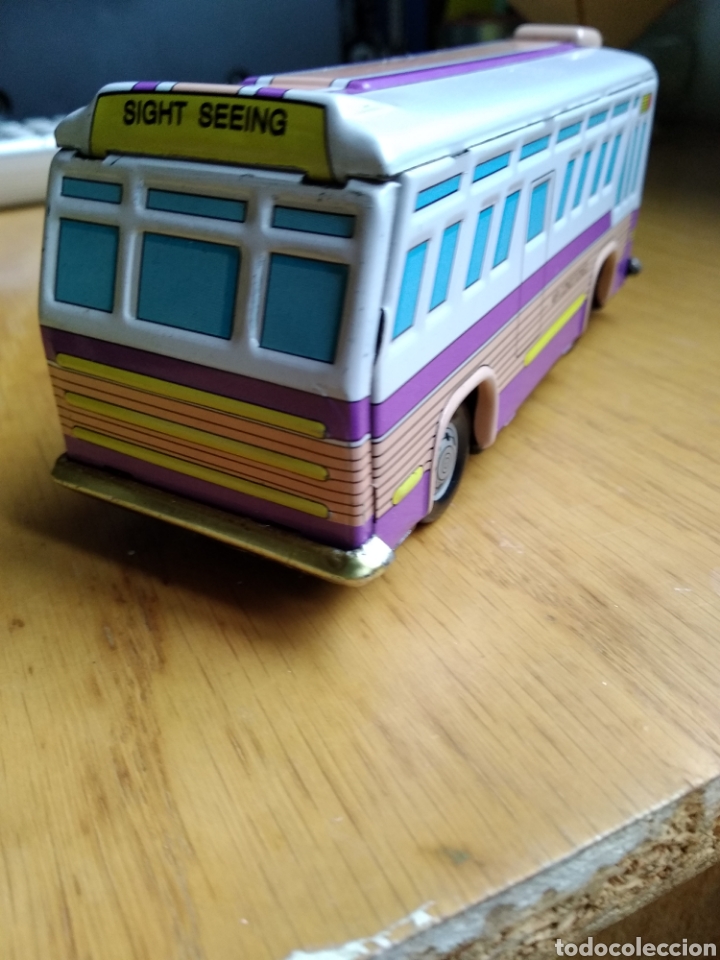 Juguetes antiguos de hojalata: Autob&uacute;s de hojalata - Foto 3