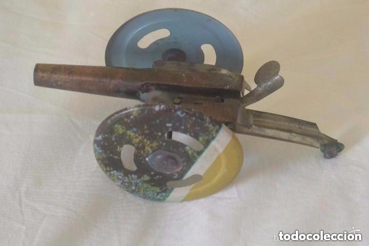 Juguetes antiguos de hojalata: CA&Ntilde;&Oacute;N DE HOJALATA SIN MARCA - Foto 1