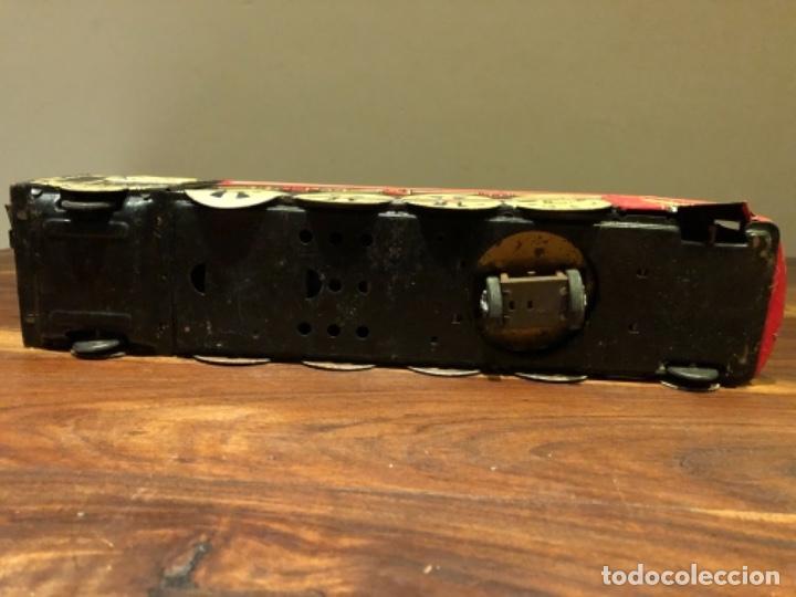 Juguetes antiguos de hojalata: TREN DE HOJALATA - Foto 7