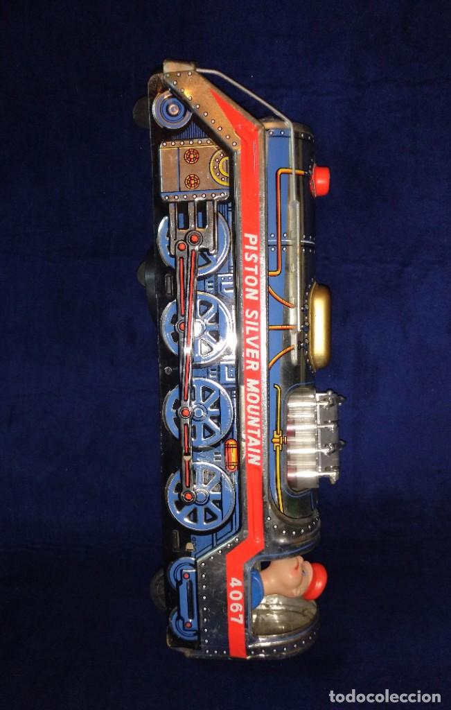Juguetes antiguos de hojalata: Tren de Holata Expresso Piston Silver Mountain - Foto 19