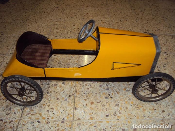 ju-191157)coche de lata madera para niño a - Compra venta en todocoleccion