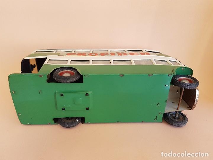 Juguetes antiguos de hojalata: AUTOBUS OPISSO MARTINI DE RICO - Foto 3