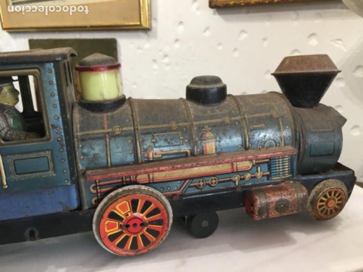 Juguetes antiguos de hojalata: Tren - Foto 2