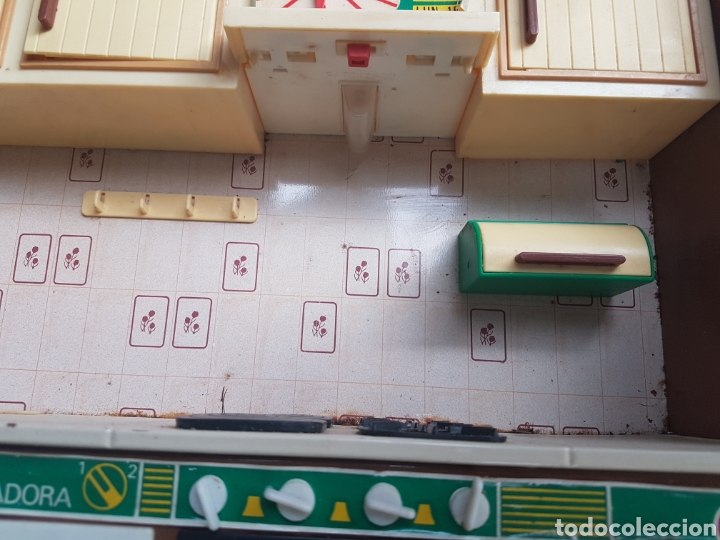 Juguetes antiguos de hojalata: Cocina de hojalata y plastico - Foto 4
