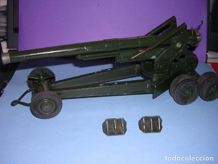 Juguetes antiguos de hojalata: CA&Ntilde;ON BRITAINS 155MM - Foto 5