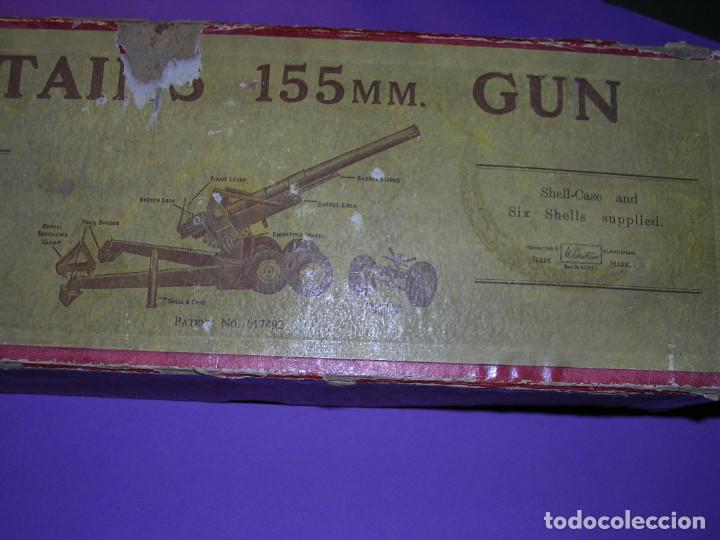 Juguetes antiguos de hojalata: CA&Ntilde;ON BRITAINS 155MM - Foto 6