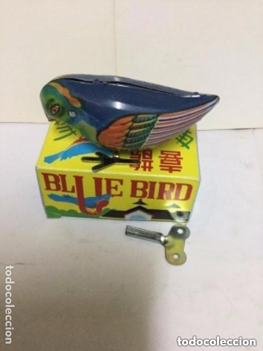 Juguetes antiguos de hojalata: Blue bird- ms 029- cuerda - Foto 1