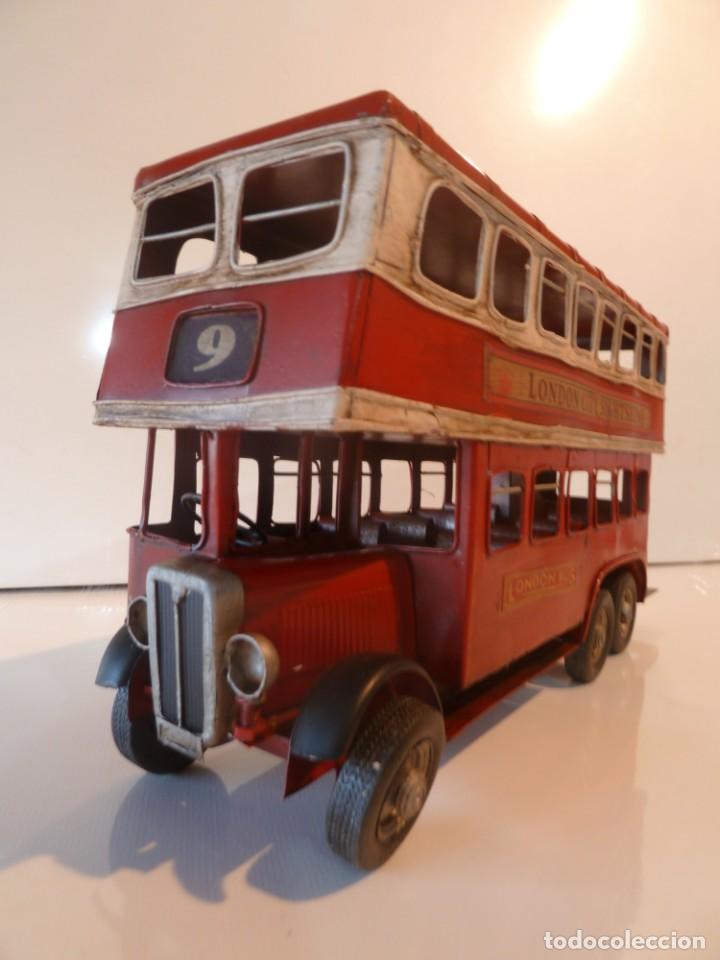 Tin Toys: RESERVADO ...ANTIGUO BUS, JUGUETE, AUTOB&Uacute;S LONDON CITY DE METAL