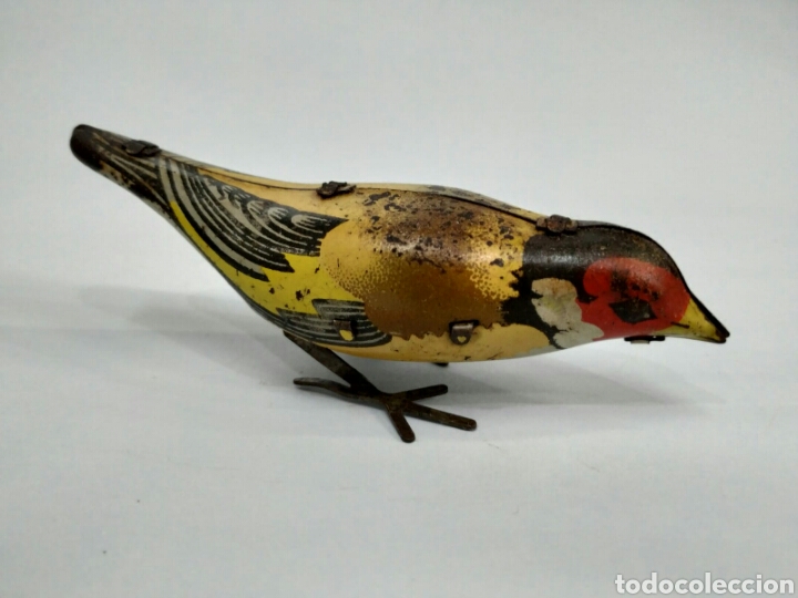 Juguetes antiguos de hojalata: PAJARITO. LATA - Foto 5