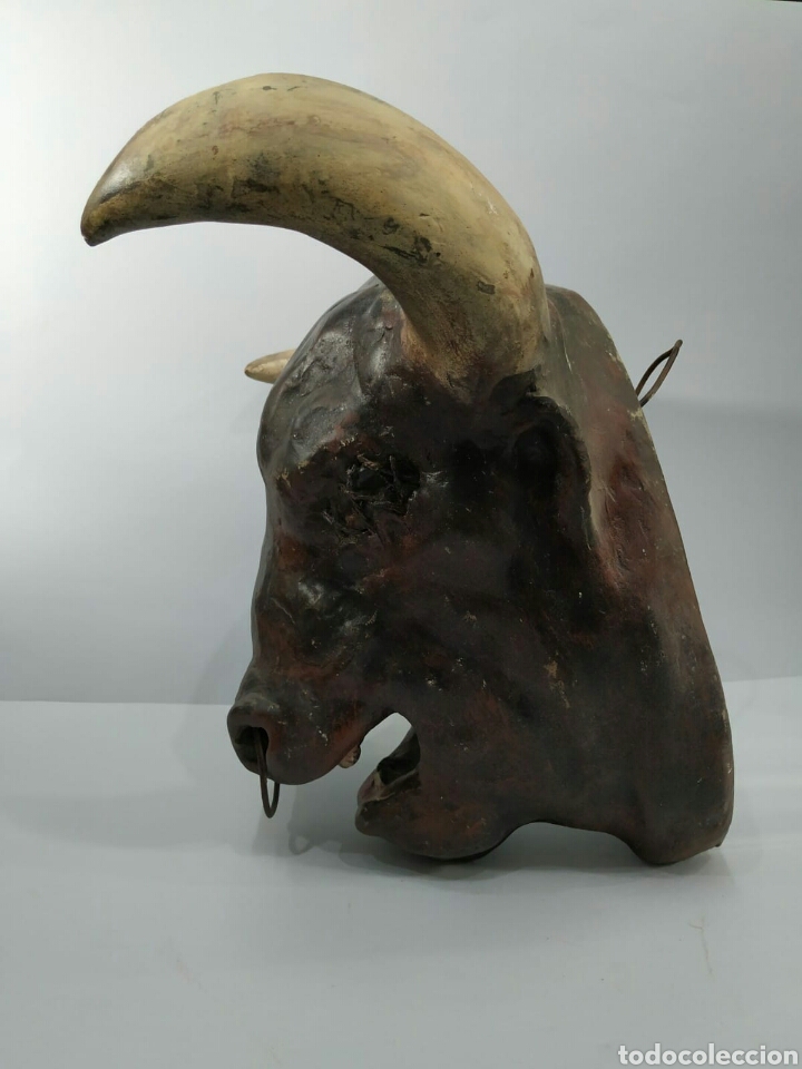 Juguetes antiguos de hojalata: TORO MINOTAURO - Foto 6