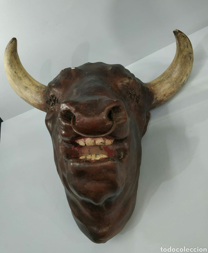 Juguetes antiguos de hojalata: TORO MINOTAURO - Foto 1