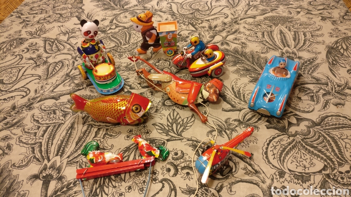 Juguetes antiguos de hojalata: Juguetes de hojalata - Foto 1