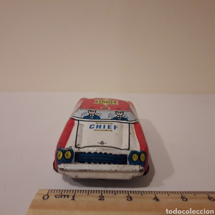 Juguetes antiguos de hojalata: 2 Coches de chapa. A&ntilde;os 70 - Foto 3