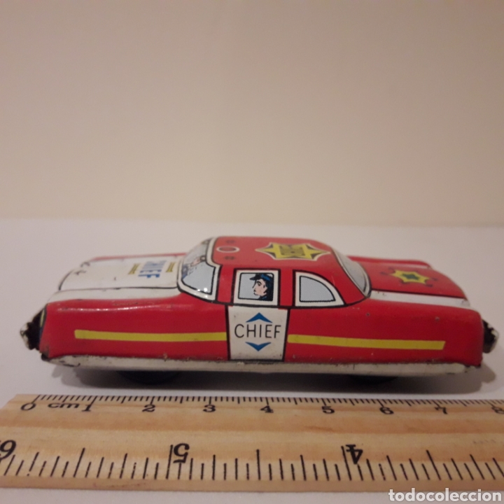 Juguetes antiguos de hojalata: 2 Coches de chapa. A&ntilde;os 70 - Foto 4