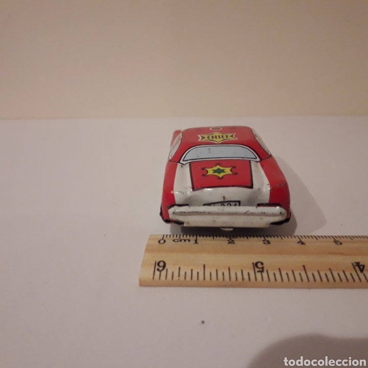 Juguetes antiguos de hojalata: 2 Coches de chapa. A&ntilde;os 70 - Foto 5