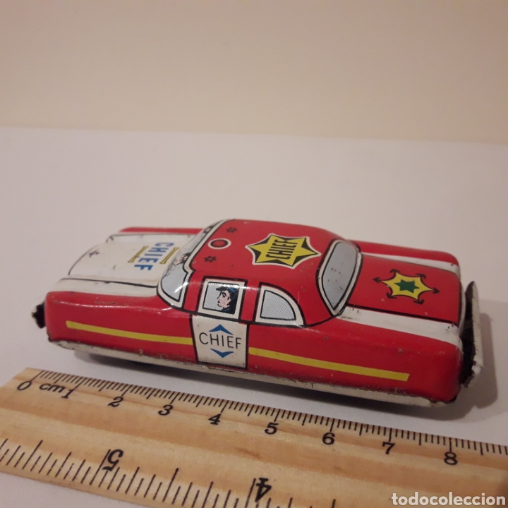 Juguetes antiguos de hojalata: 2 Coches de chapa. A&ntilde;os 70 - Foto 6