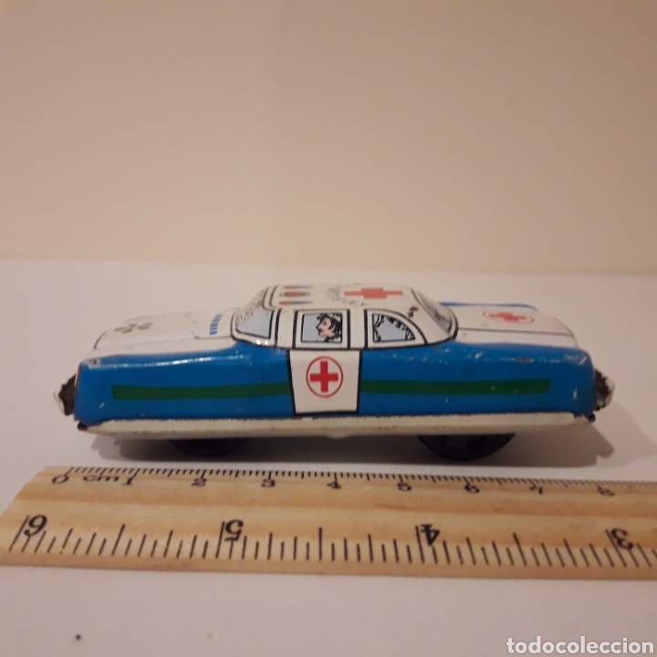 Juguetes antiguos de hojalata: 2 Coches de chapa. A&ntilde;os 70 - Foto 8