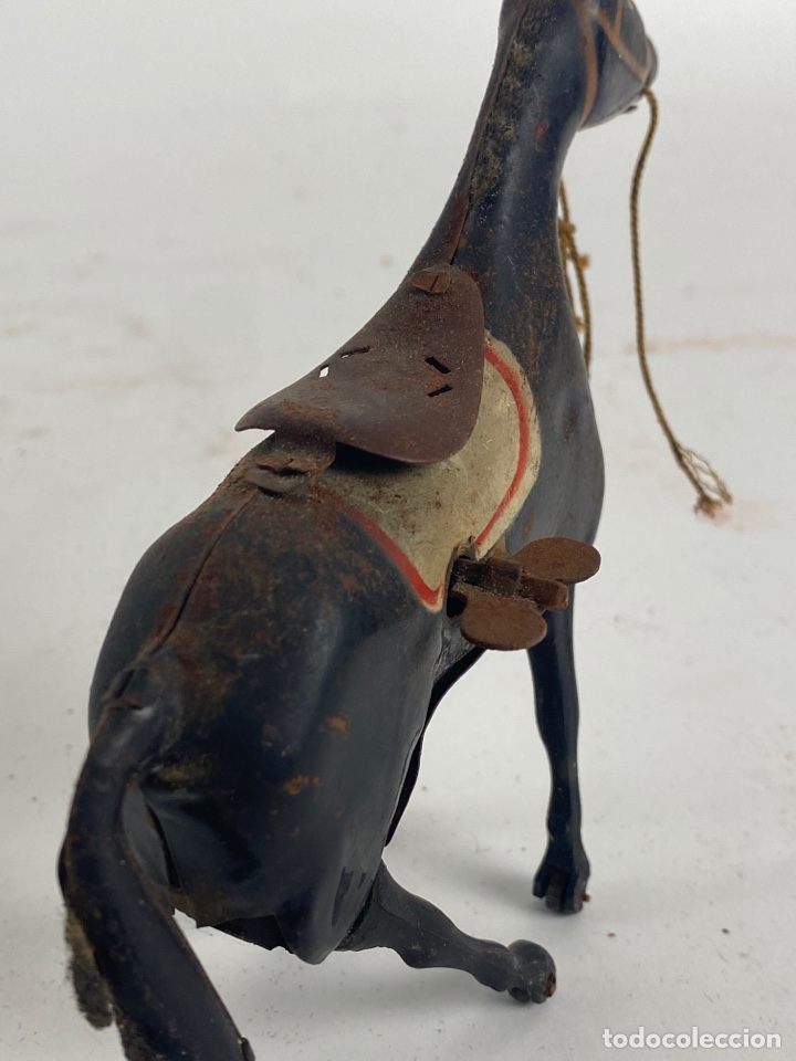 Juguetes antiguos de hojalata: CABALLO DE LATA. A&Ntilde;OS 20. - Foto 3