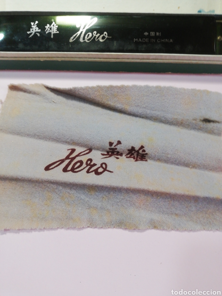 Juguetes antiguos de hojalata: ARM&Oacute;NICA HERO EN SU CAJA ORiGINAL - Foto 7