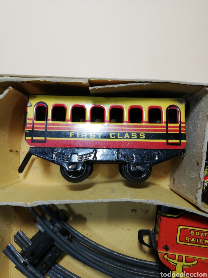 Juguetes antiguos de hojalata: TREN MECHANICAL - Foto 3