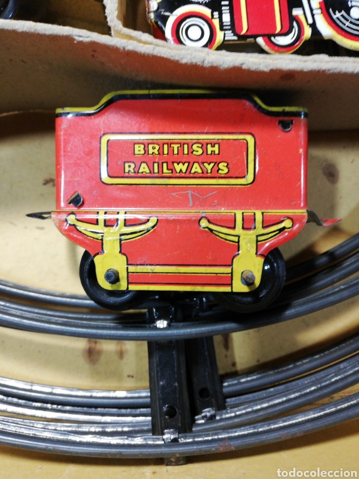 Juguetes antiguos de hojalata: TREN MECHANICAL - Foto 4