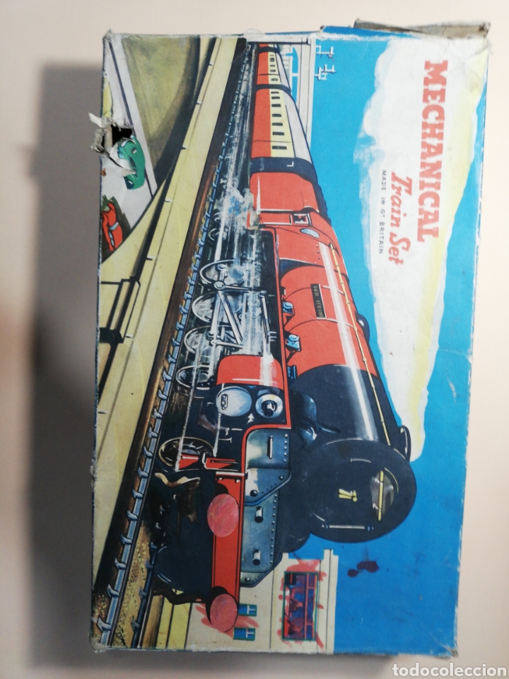 Juguetes antiguos de hojalata: TREN MECHANICAL - Foto 5