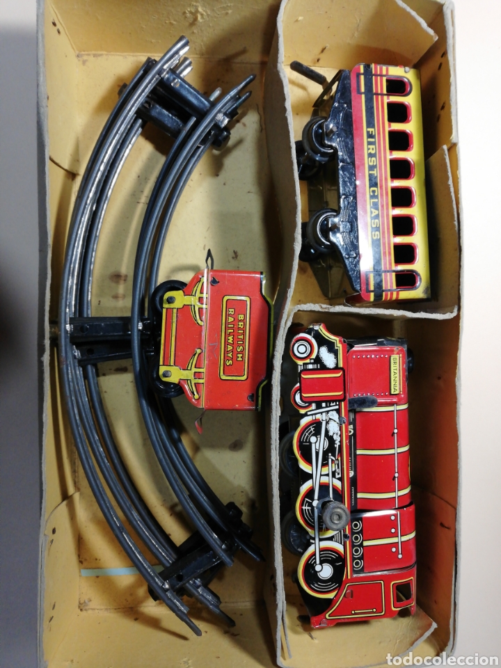 Juguetes antiguos de hojalata: TREN MECHANICAL - Foto 1