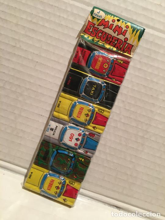 Juguetes antiguos de hojalata: PACK MINI COCHES CHAPA DE J. CUBAS - Foto 1