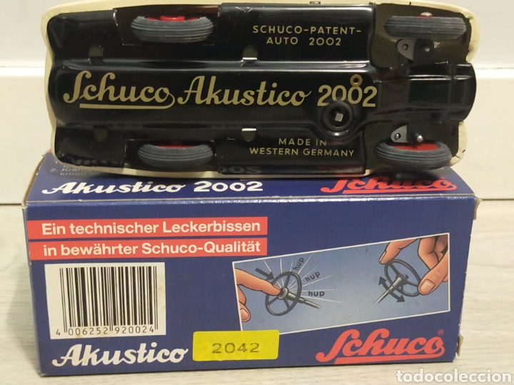 Juguetes antiguos de hojalata: Schuco Akustico 2002 en caja - Foto 7
