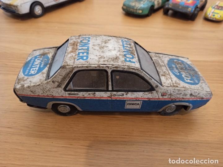 Juguetes antiguos de hojalata: Lote coches hojalata - Foto 6
