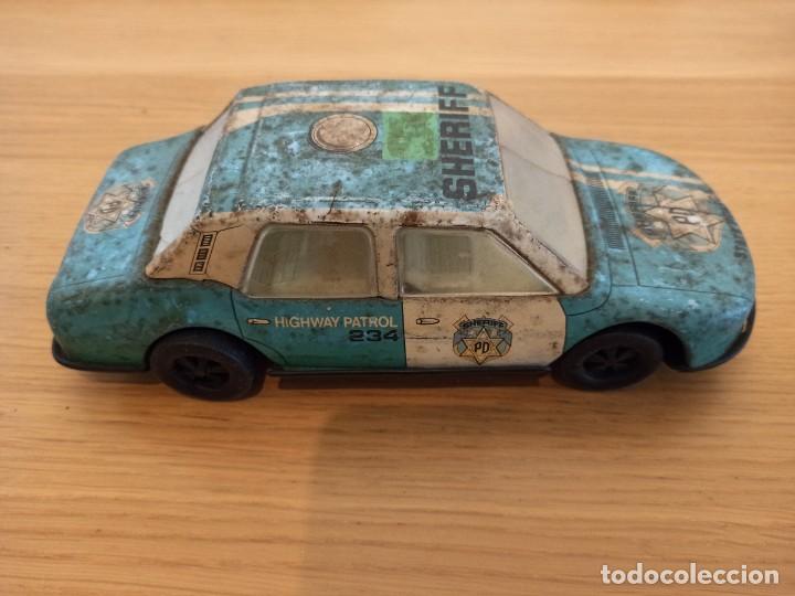 Juguetes antiguos de hojalata: Lote coches hojalata - Foto 9