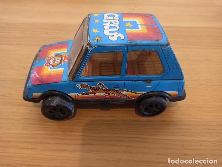 Juguetes antiguos de hojalata: Lote coches hojalata - Foto 12