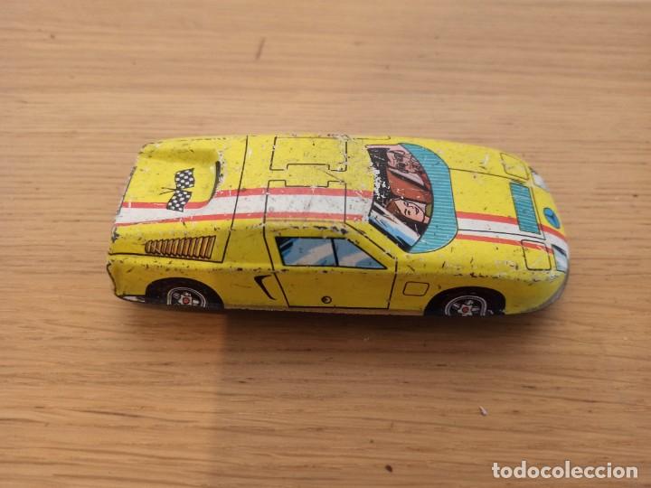 Juguetes antiguos de hojalata: Lote coches hojalata - Foto 14