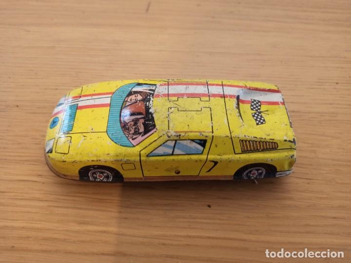Juguetes antiguos de hojalata: Lote coches hojalata - Foto 15