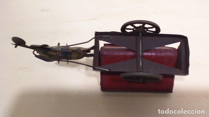 Juguetes antiguos de hojalata: ANTIGUO CARRO DE RICO - Foto 6
