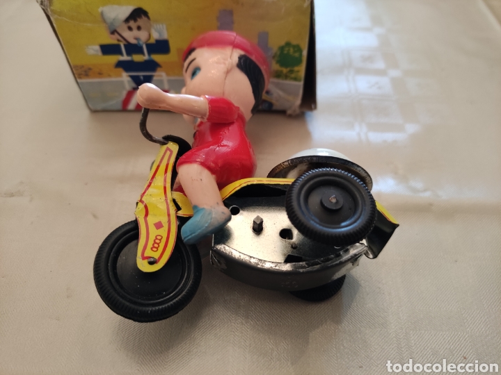 Juguetes antiguos de hojalata: Triciclo de Vercor - Foto 3