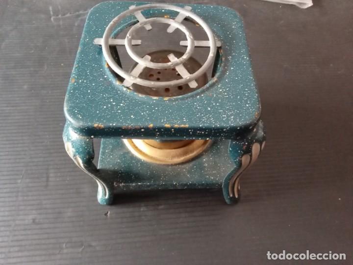 Juguetes antiguos de hojalata: Fogon de hojalata. - Foto 3