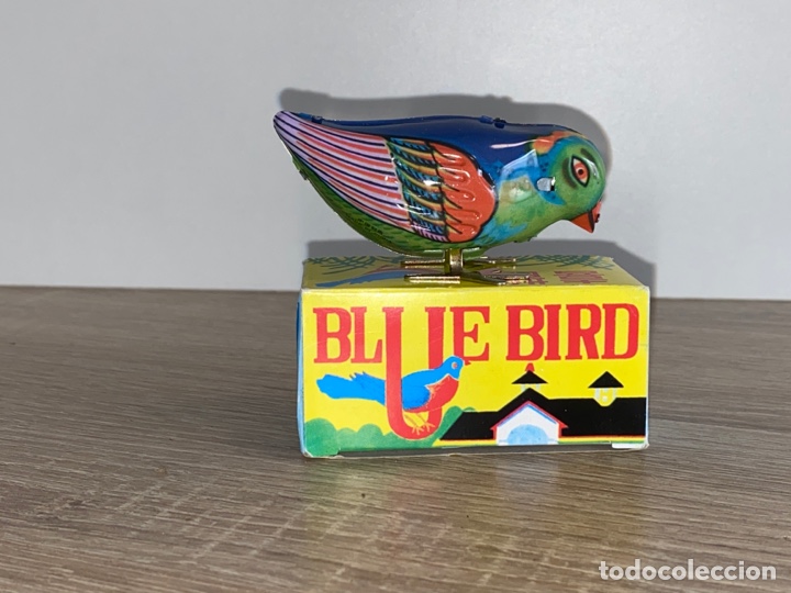 Juguetes antiguos de hojalata: Blue bird- ms 029 con llave - Foto 1