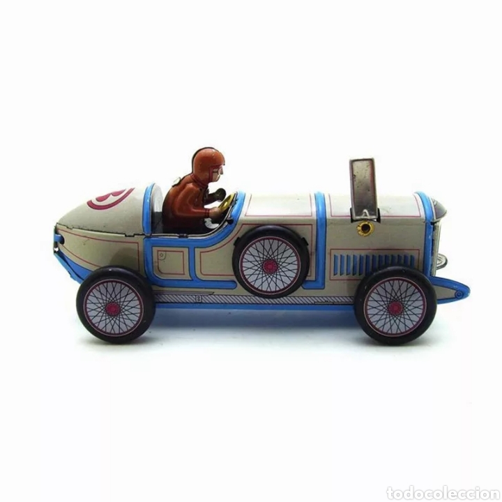 Juguetes antiguos de hojalata: Coche de hojalata - Foto 3