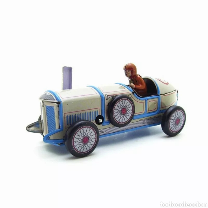 Juguetes antiguos de hojalata: Coche de hojalata - Foto 4