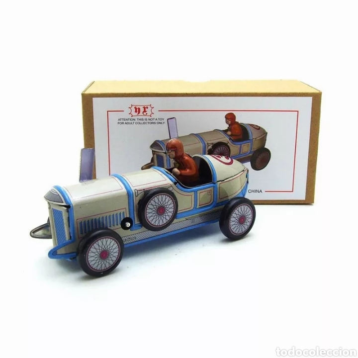 Juguetes antiguos de hojalata: Coche de hojalata - Foto 1