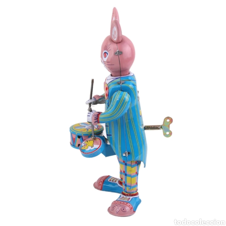 Juguetes antiguos de hojalata: Conejo de hojalata - Foto 6