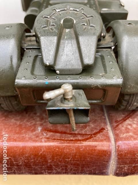 Juguetes antiguos de hojalata: CAMION GAMA MILITAR. - Foto 11