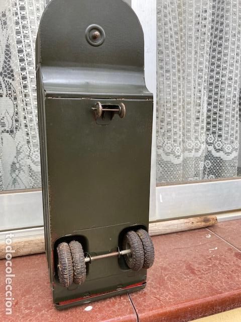 Juguetes antiguos de hojalata: CAMION GAMA MILITAR. - Foto 12
