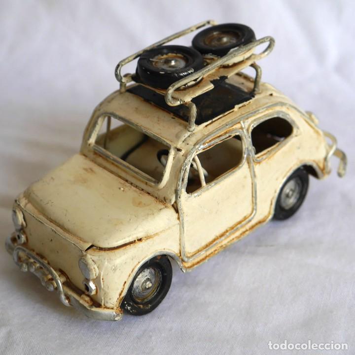 Juguetes antiguos de hojalata: Seat 600 de hojalata - Foto 1