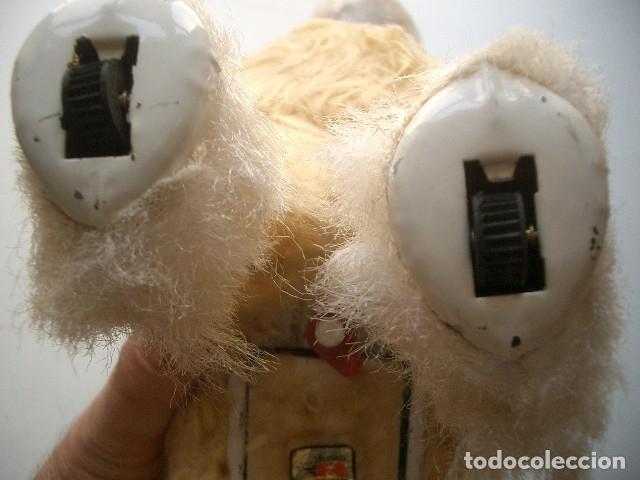 Juguetes antiguos de hojalata: Perro a pilas Rosko - Foto 3