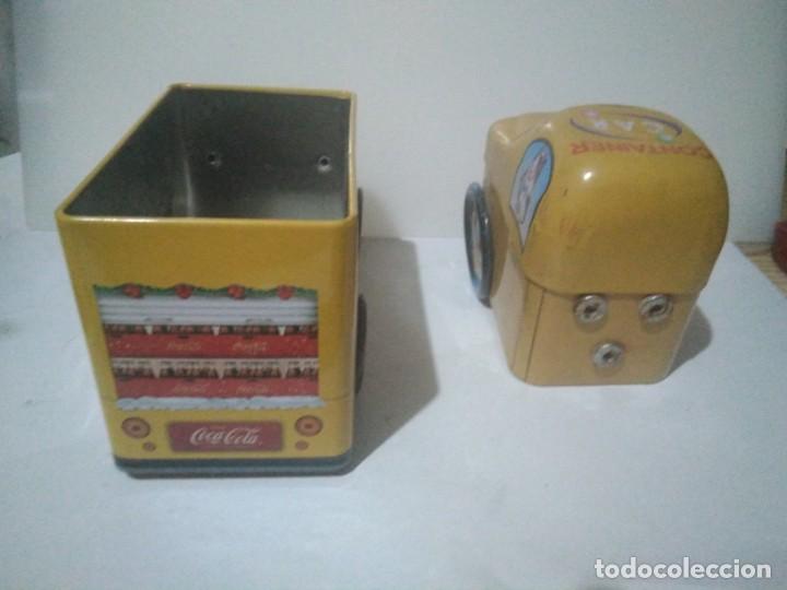 Juguetes antiguos de hojalata: Dos coches caja de hojalata - Foto 5