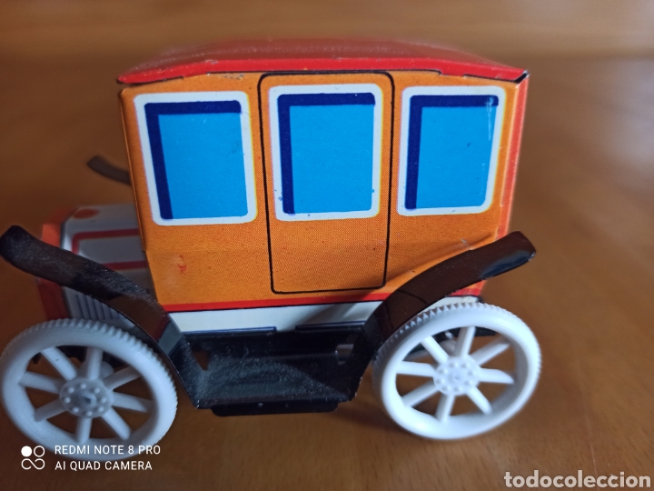 Juguetes antiguos de hojalata: Coche de hojalata Payva, impecable - Foto 3