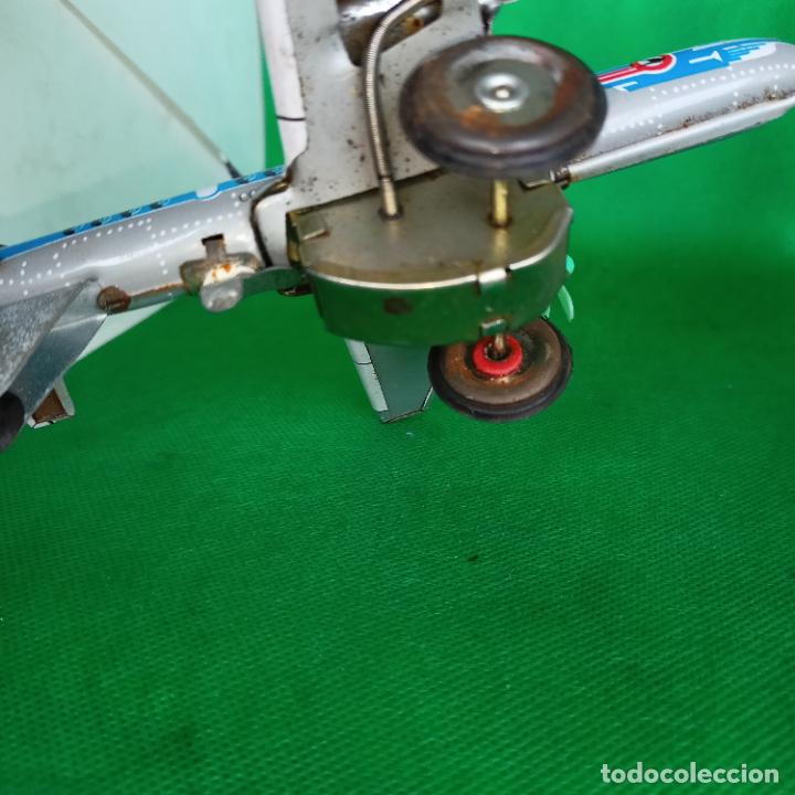 Juguetes antiguos de hojalata: Avi&oacute;n hojalata - Foto 4